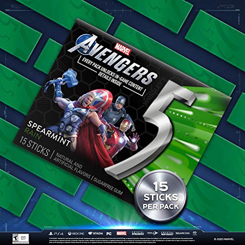 Wrigleys 5 Rain Spearmint Gum 12 Packs Of 15 Pieces