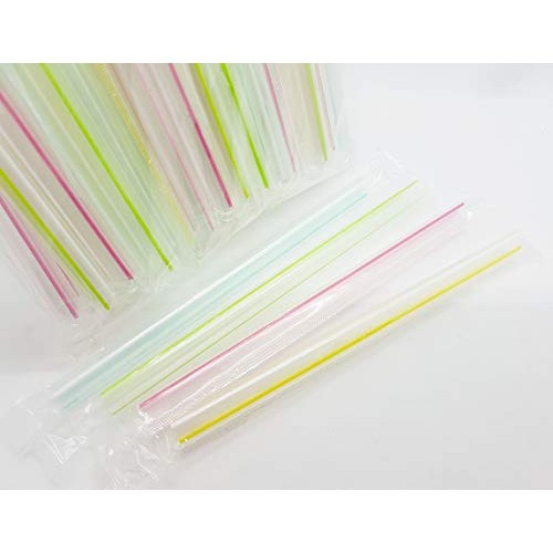 Wufuyuan 3-Pack Black Boba Tapioca Pearls With 1 Pack Of 50 Wide