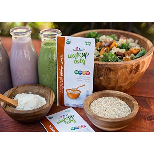 3Pk 8X Organic Quinoa Infant &Amp; Baby Cereal Travel Packs W/Natura