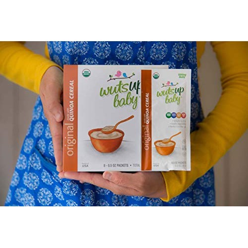 3Pk 8X Organic Quinoa Infant &Amp; Baby Cereal Travel Packs W/Natura