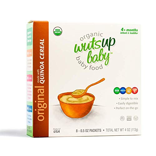 3Pk 8X Organic Quinoa Infant &Amp; Baby Cereal Travel Packs W/Natura