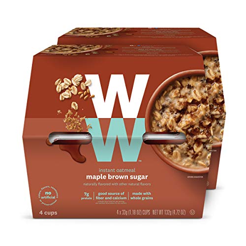 Ww Maple Brown Sugar Instant Oatmeal - 3 Smartpoints - 2 Boxes