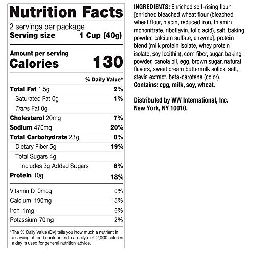 Ww Buttermilk Protein Pancake - High Protein, 3 Smartpoints - 2