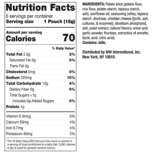 WW Mac & Cheese Potato Sticks - Gluten-free, 2 SmartPoints - 1 B...