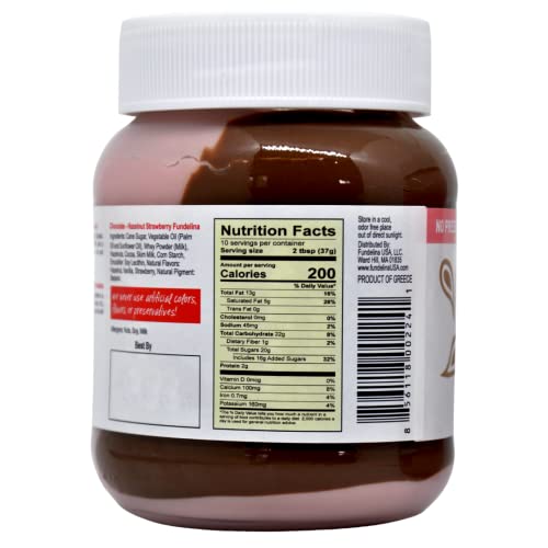 One 13 oz Jar of Strawberry & Chocolate-Hazelnut and One 13 oz J...