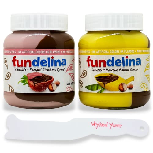 One 13 oz Jar of Strawberry & Chocolate-Hazelnut and One 13 oz J...