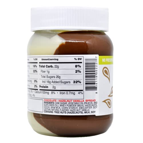 One 13 oz Jar of Vanilla & Chocolate-Hazelnut and One 13 oz Jar ...