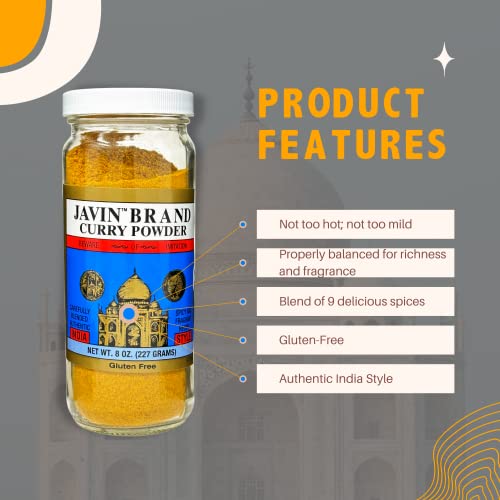 Wyked Yummy Indian Curry Powder Bundle with 2 8 oz Javin Brand...