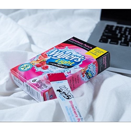 Wylers Light Singles To Go Caffeinated Drink Mix - Strawberry P