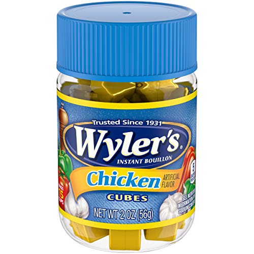 Wylers Chicken Instant Bouillon Cubes 2 Oz Jar