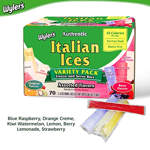 Wylers Authentic Freezer Pops, Original, 70 Count 35 Origina...