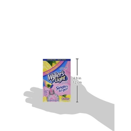 Wylers Light Pink Lemonade Singles To Go 10 Packets Each Box