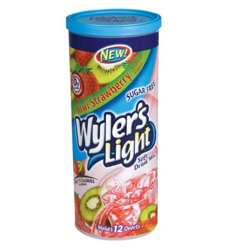 Wylers Light Sugar Free Drink Mix, Kiwi-Strawberry, 12- 1.69Oz