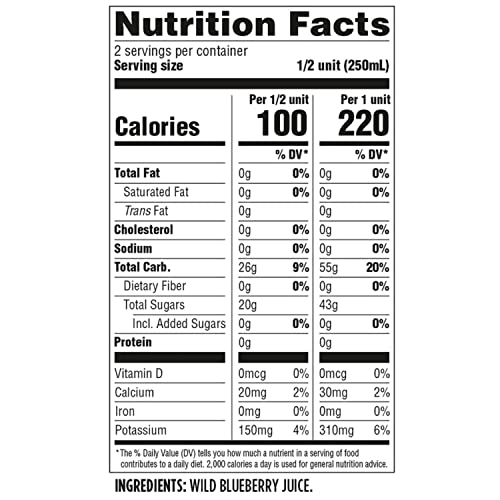 Wymans Wild Blueberry Juice, 100% Juice, No Sugar Added, Not Fr... Wymans Wild Blueberry Juice, 100% Juice, No Sugar Added, Not Fr...
