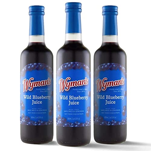 Wymans Wild Blueberry Juice, 100% Juice, No Sugar Added, Not Fr... Wymans Wild Blueberry Juice, 100% Juice, No Sugar Added, Not Fr...