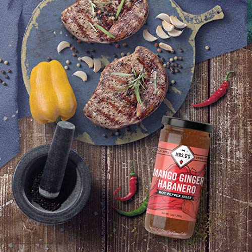 Mrs. Gs Hot Pepper Jelly 3-Pack: Jalapeno-Habanero Jelly, Jalap