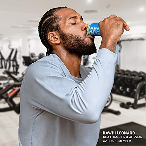 X2 Raspberry All Natural Healthy Energy Drink, Pack Of 24: Great