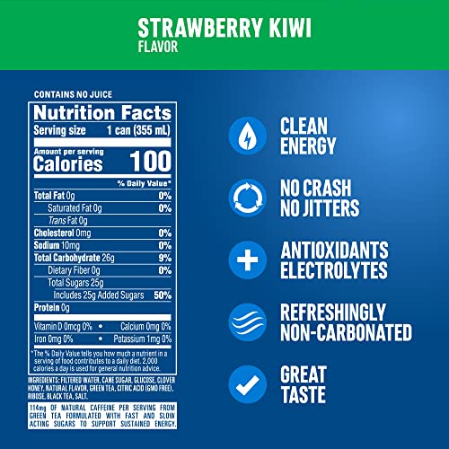 X2 Raspberry All Natural Healthy Energy Drink, Pack Of 24: Great