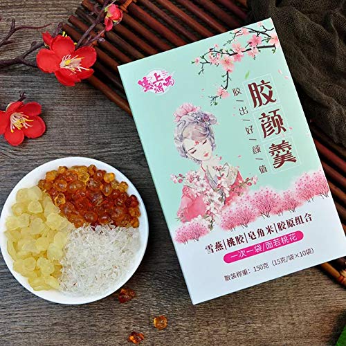 塞上烟雨 Collagen Soup Peach Gum 桃胶 Xueyan雪燕 Gleditsia