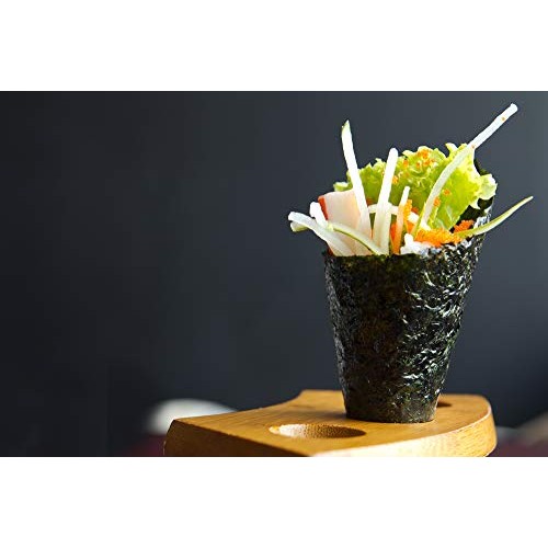 Premium Organic Roasted Seaweed Sushi Nori, 50 Full Sheets