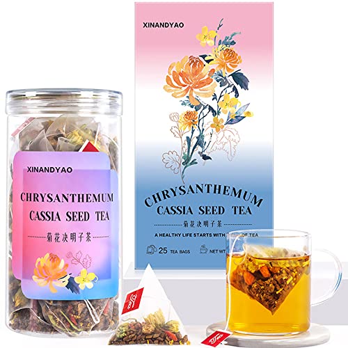 Chrysanthemum Cassia Seed Tea Bags,Eyes Brighten Liver Cleanse H...