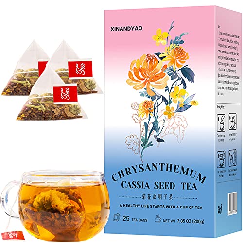 Chrysanthemum Cassia Seed Tea Bags,Eyes Brighten Liver Cleanse H...