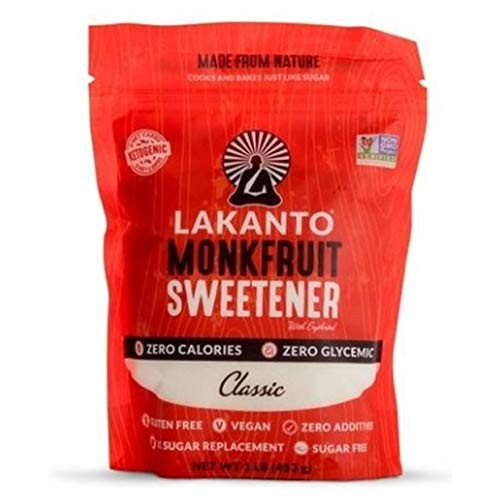 Monkfruit Natural Sweetener Variety Pack, Lakanto Classic &Amp; Gold