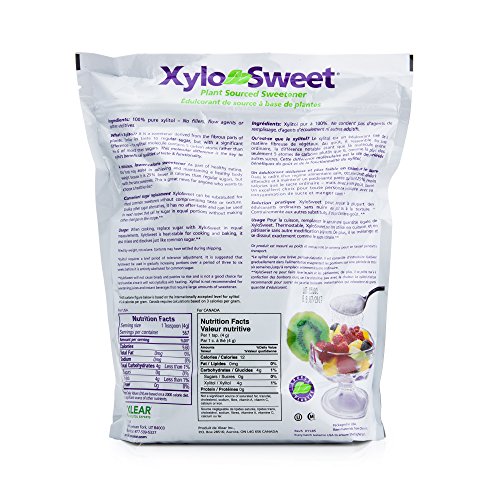 Xlear Xylosweet Non-Gmo Xylitol Sweetener, 5Lb Bag