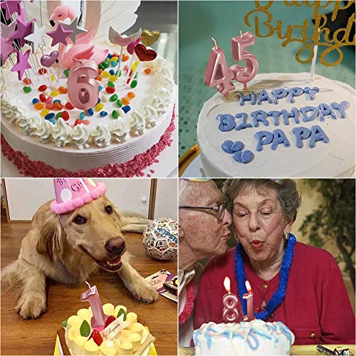 1St Birthday Candle First Year Pink Happy Birthday Number One Ca