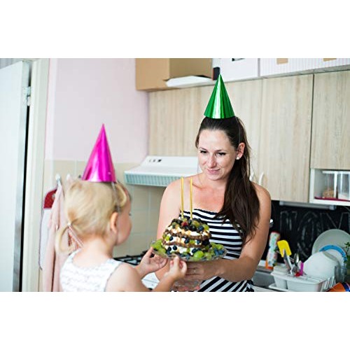 Xnova 12 Count Long Thin Champagne Gold Birthday Cake Candles In