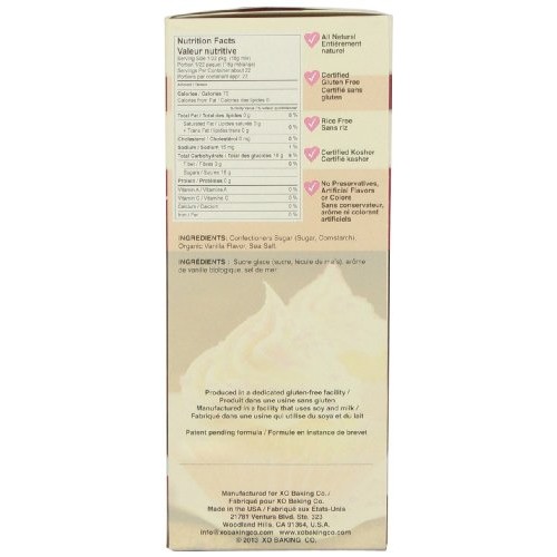 XO Baking Gourmet Vanilla Buttercream Frosting Mix - Gluten-Free...