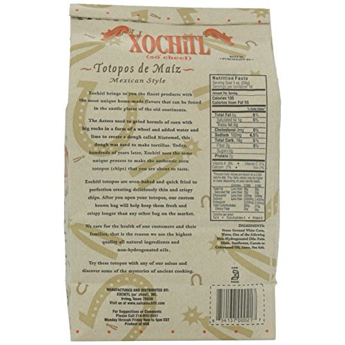 Xochitl Corn Tortilla Chips, Salted, 16 Oz