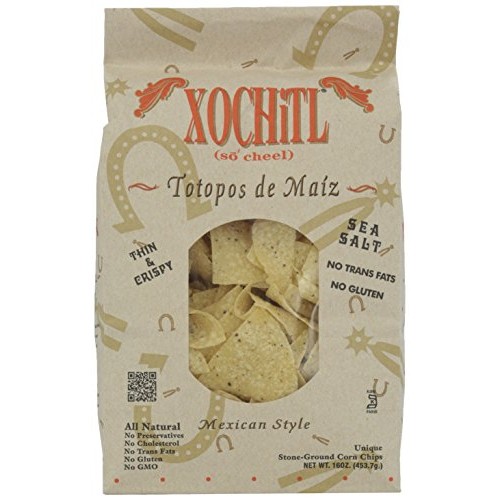 Xochitl Corn Tortilla Chips, Salted, 16 Oz