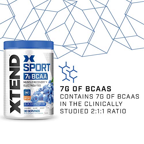 Xtend Sport Bcaa Powder Blue Raspberry Ice - Electrolyte Powder