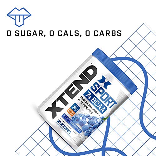Xtend Sport Bcaa Powder Blue Raspberry Ice - Electrolyte Powder