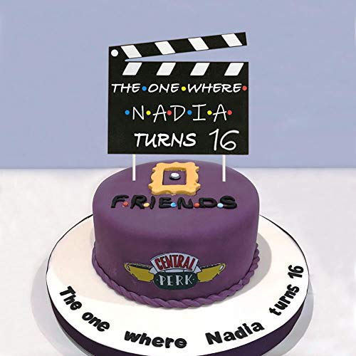 Friends Tv Show Birthday Cake Decoration Personalized The One Wh