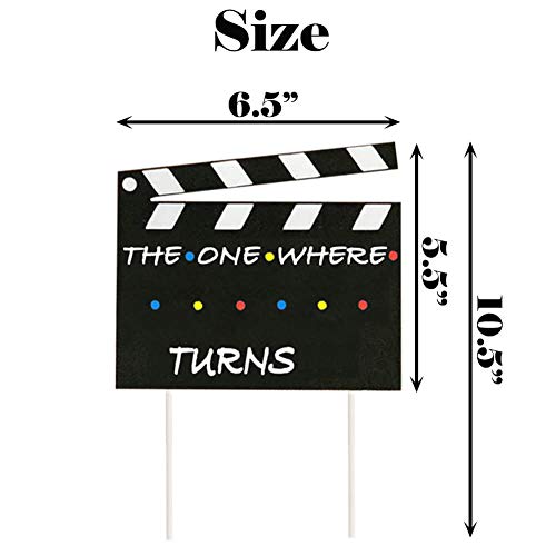 Friends Tv Show Birthday Cake Decoration Personalized The One Wh