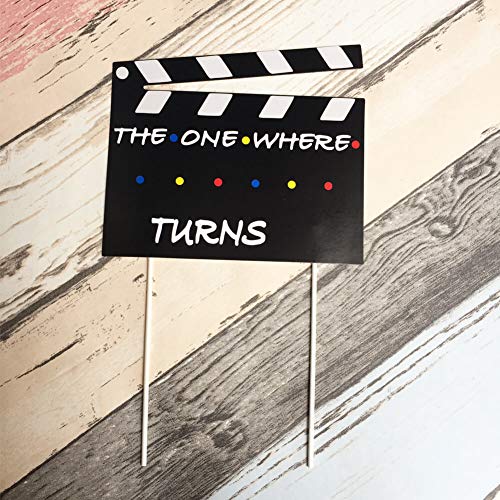 Friends Tv Show Birthday Cake Decoration Personalized The One Wh