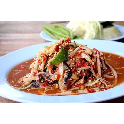 Pickled Fish Papaya Salad Seasoning 1000G Som Tum Plara