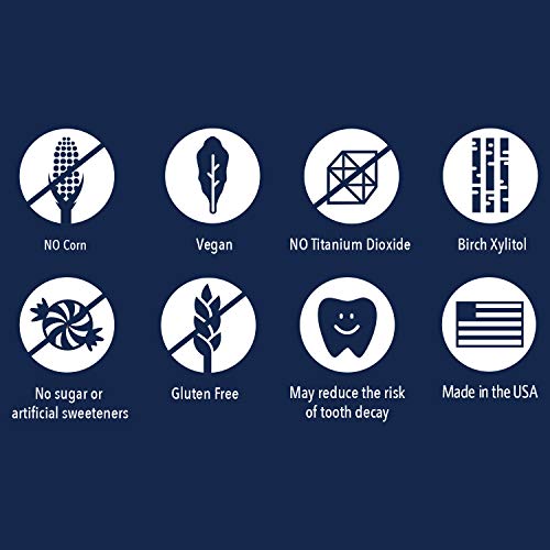 Xylichew 100% Xylitol Chewing Gum Jars - Non Gmo, Gluten, Aspart