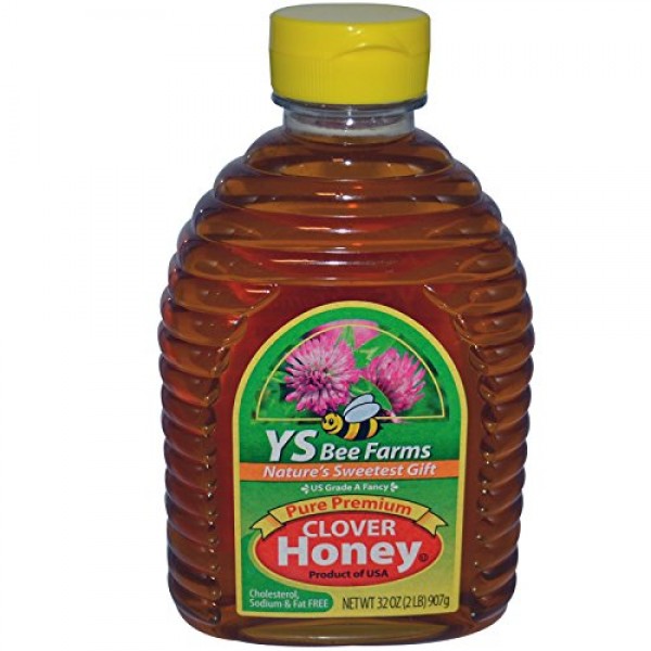 Y.S. Eco Bee Farms, Pure Premium Clover Honey, 32 Ounce 2 Pound