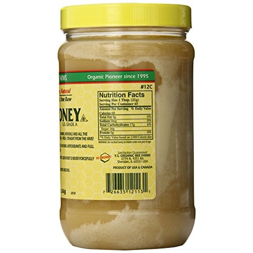 Ys Eco Bee Farms Raw Honey - Raw, Unfiltered, Unpasteurized - Ko