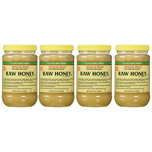 Y.S. Eco Bee Farms Raw Honey - 22 Oz Jars 4 Count 22Oz Each