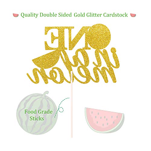 One In A Melon Cake Topper 1St Birthday Party Decor Watermelon T