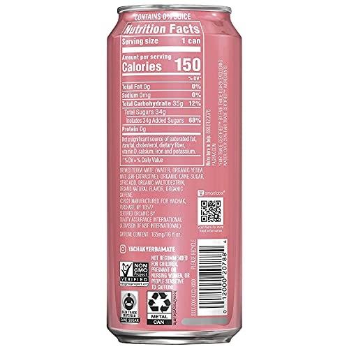 Yachak Yerba Mate - Passion Fruit - 16 Ounce Pack Of 16