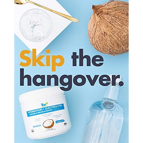 Organic Coconut Water Powder Unsweetened Electrolyte Supplement