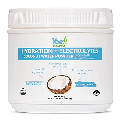 Organic Coconut Water Powder Unsweetened Electrolyte Supplement