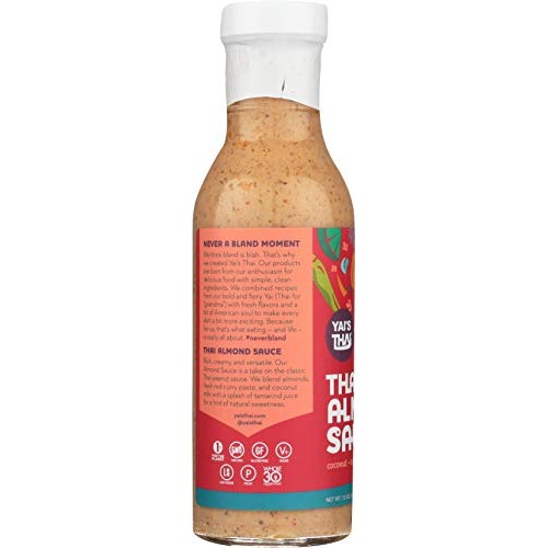 Yais Thai Almond Sauce 12 Ounce Bottle