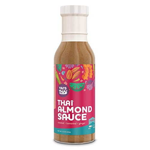 Yais Thai Almond Sauce 12 Ounce Bottle