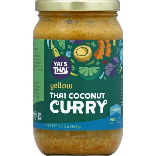 Yais Thai, Curry Yellow Coconut, 16 Oz